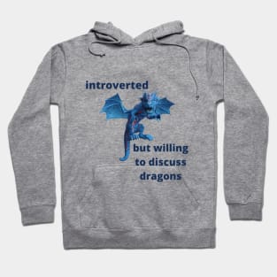 Introverted but willing to discuss dragons Hoodie